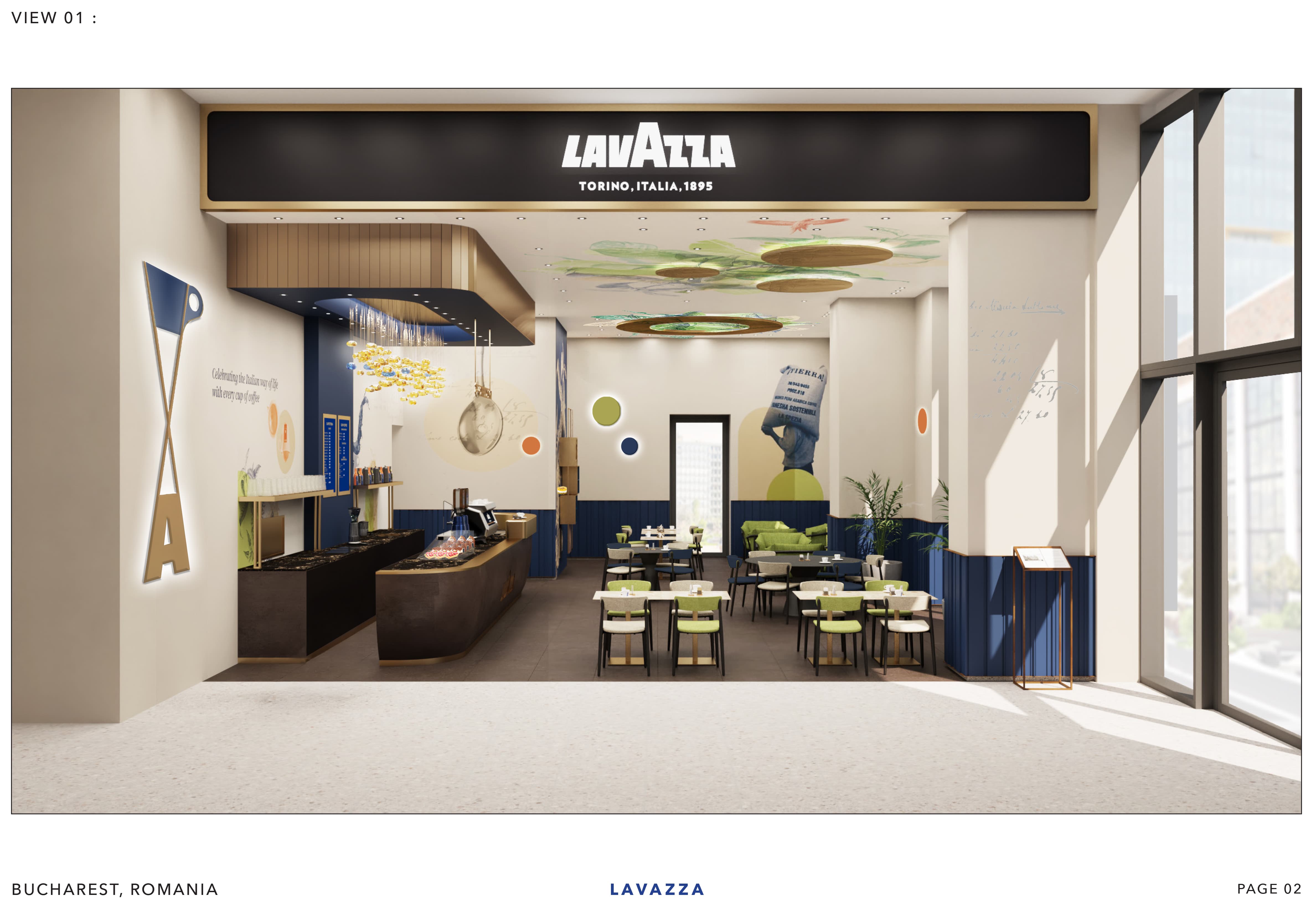 Cafenea Lavazza, One Gallery